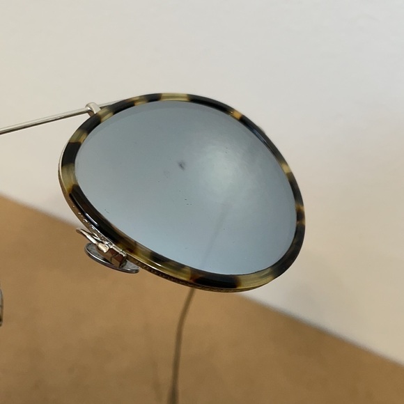 Kopajos Sasha Davidov Aviator Sunglasses Leopard Silver Mirror main image 6